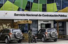 Fachada del edificio del Servicio de Contratación Pública