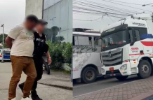 Inseguridad camión robado