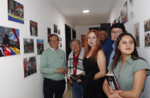 Gustavo Vallejo, Manuel Salgado, Elsa Guerra, Juan Camilo Yépez y Doménica Estrella, de izq. a der.