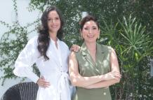 Cristina Fiallos (artista plástica) y Cristina Bajaña (especialista en medicina del sonido)