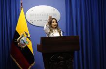 Carolina Jaramillo, vocera del Gobierno de Ecuador