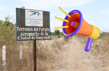 nuevo aeropuerto Daular megáfono promoción AAG ARCHIVO