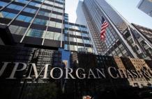 Fachada el JP MORGAN, en EE.UU.