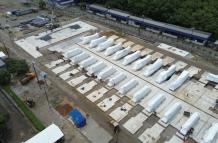 Llegada de generadores de las obras a cargo de Progen