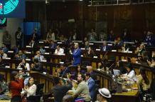 Pleno de la Asamblea en Ley de Solidad Nacional.