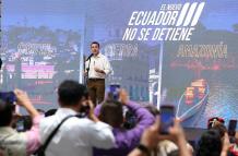 Daniel Noboa anunció un aumento en la asignación anual a los GAD del país