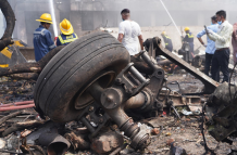 Accidente aéreo en India