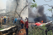 Accidente aéreo en India
