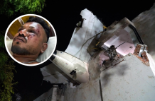Vishwash Kumar Ramesh, el único sobreviviente del vuelo AI-171, fue captado caminando hacia una ambulancia tras el accidente en Ahmedabad.