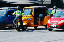 Operativo de tricimotos en Pascuales