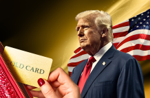 Donald Trump presentó este 2025 el plan para la 'Gold Card' o 'Trump Card' en Estados Unidos.