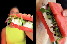 Sándwich de sandía