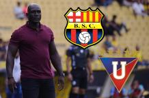 Barcelona SC, Segundo Castillo, Ismael Rescalvo, entrenador, Barcelona SC vs. Liga de Quito, LigaPro 2025