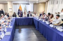 El presidente Daniel Noboa se reunió con los prefectos del país una vez que Paola Pabón dejó la presidencia del Congope.