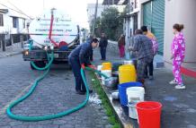 Corte de agua Quito