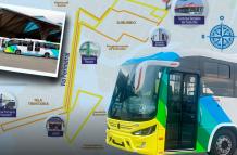 Ruta alimentadoras de la Metrovía.