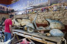 colección de vespas de Álvaro Barcia