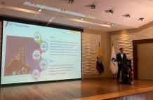El informe económico de Petroecuador, estuvo a cargo de su gerente General, Leonardo Bruns.