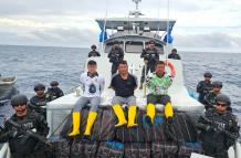 Marina de El Salvador incautó droga en el Pacífico