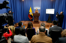 Carolina Jaramillo, vocera del Gobierno de Ecuador