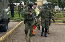 Dos días después del ataque en la cárcel de Riobamba, Daniel Salcedo fue trasladado a Quito.