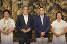 Daniel Noboa en su visita a España