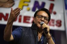 FERNANDO VILLAVICENCIO MITIN POLITICO QUITO 2023