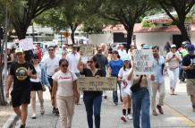 plantón marcha Los Ceibos protesta pasos a desnivel 29 junio 2025 FR
