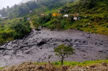 Aluvión en Amaluza