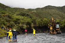 deslizamiento de tierra en Pifo-Papallacta