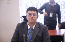 Dominique Serrano en la Comisión de Transparencia.
