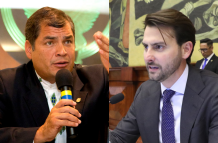 RAFAEL CORREA Y NIELS OLSEN