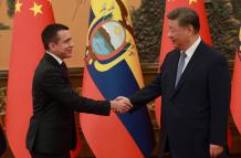 Daniel Noboa y Xi Jinping