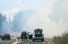Incendio en sur de Francia