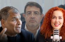 Rafael Correa y Alondra Santiago