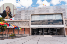 Sybel Martínez, de Rescate Escolar, acudió a la Comisión de la Niñez y Adolescencia de la Asamblea Nacional.