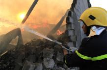 bombero iraquí,