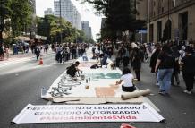 Manifestación contra el proyecto de ley de licencias ambientales