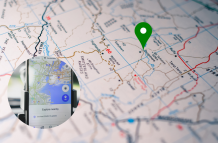 Mapa, ruta