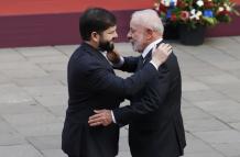 Gabriel Boric y Luiz Inácio Lula da Silva