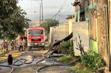 Incendio en el noroeste de Guayaquil