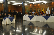 Daniel Salcedo compareció ante la Mesa de Fiscalización de la Asamblea, el 17 de julio del 2025.