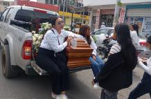Sepelio de víctimas de masacre en Playas