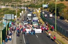 cierre de la panamericana Norte