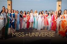 Las candidatas de Miss Universo Ecuador junto a Victoria Kjaer.