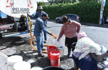 Catorce días sin agua potable soportaron los habitantes del sur de Quito, desde el 9 de julio del 2025.