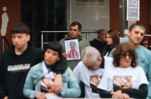 Familiares de víctimas  en La Plata
