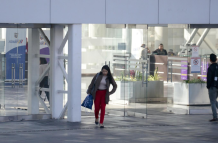 En la plataforma financiera norte, en Quito, trabajan centenas de servidores públicos.