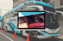 Trasandina bus niños maletero agosto 2025 CORTESÍA