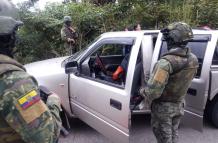 En un operativo de control de armas, desarrollo por el Ejército, en Manabí.